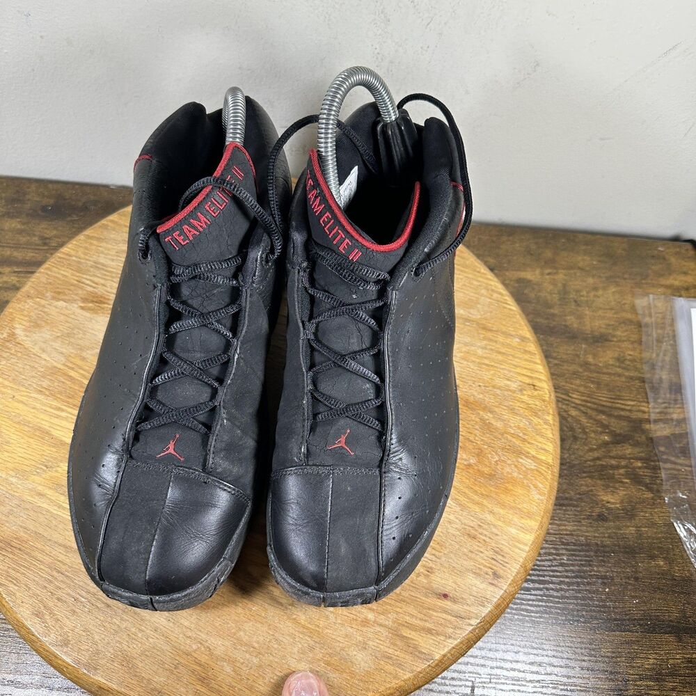 Jordan Team Elite II Shoes Mens Size 7.5 Basketball 309872-001 Retro Sneakers - Picture 2 of 8